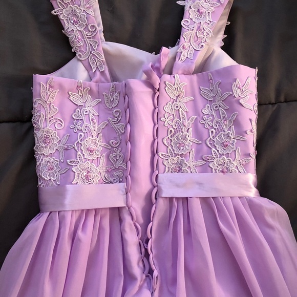 Lilac Bridesmaids Dress - Picture 2 of 2